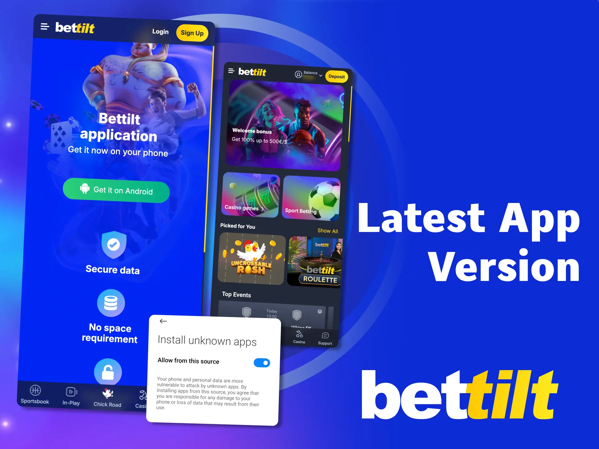 Download the latest Bettilt app in India today.