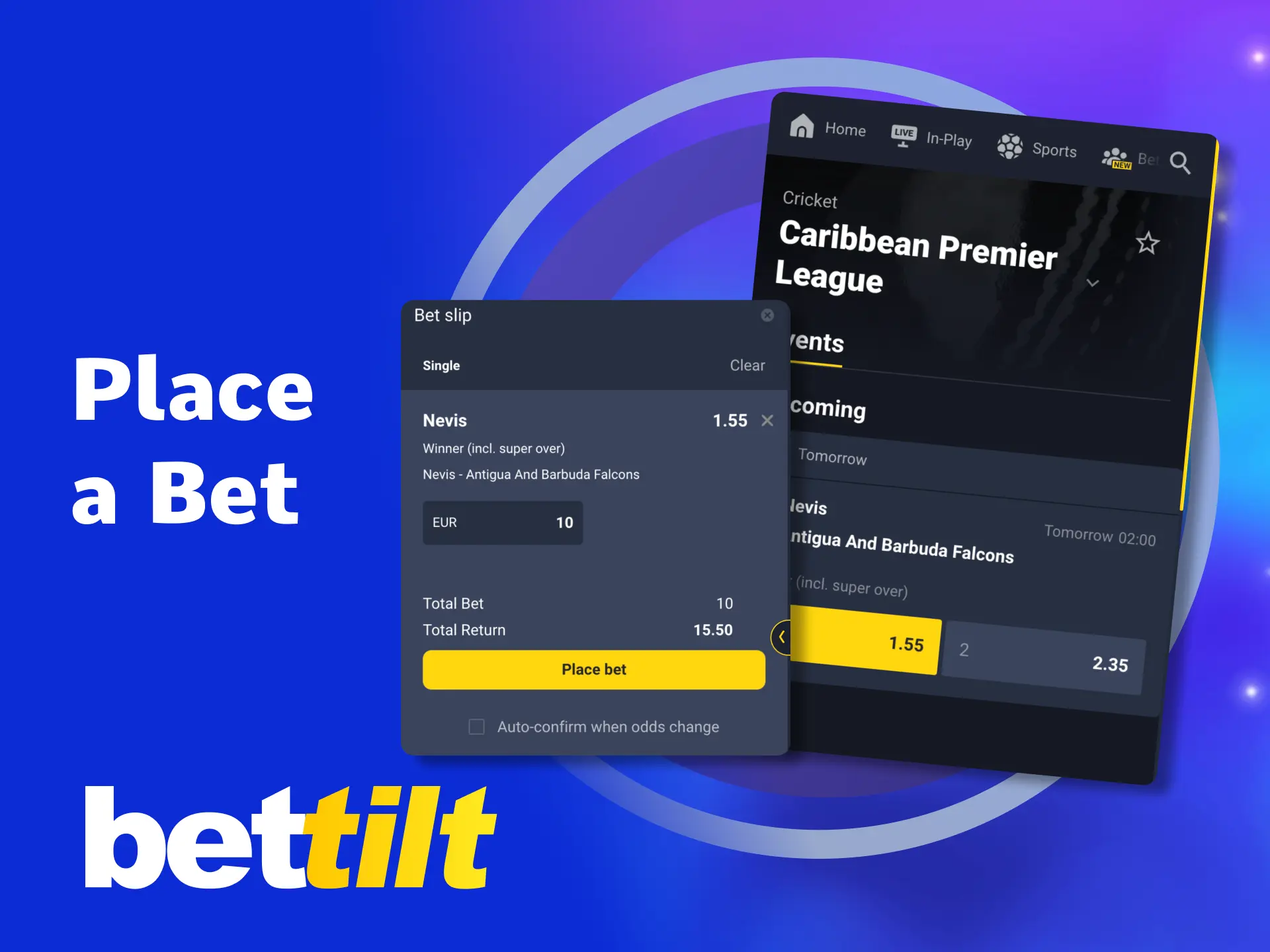 Bet on your favorite matches anytime in Bettilt.