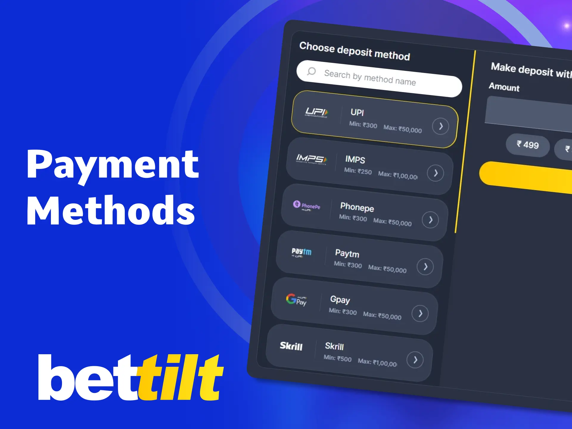 Bettilt supports convenient payment methods in India with extra reload offers.