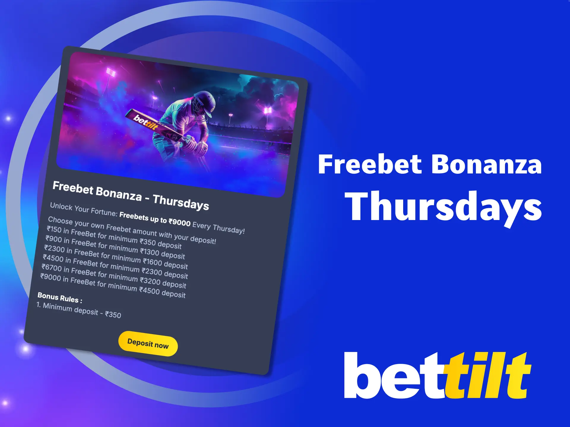 Enjoy Thursday Freebet Bonanza on Bettilt and boost your betting.