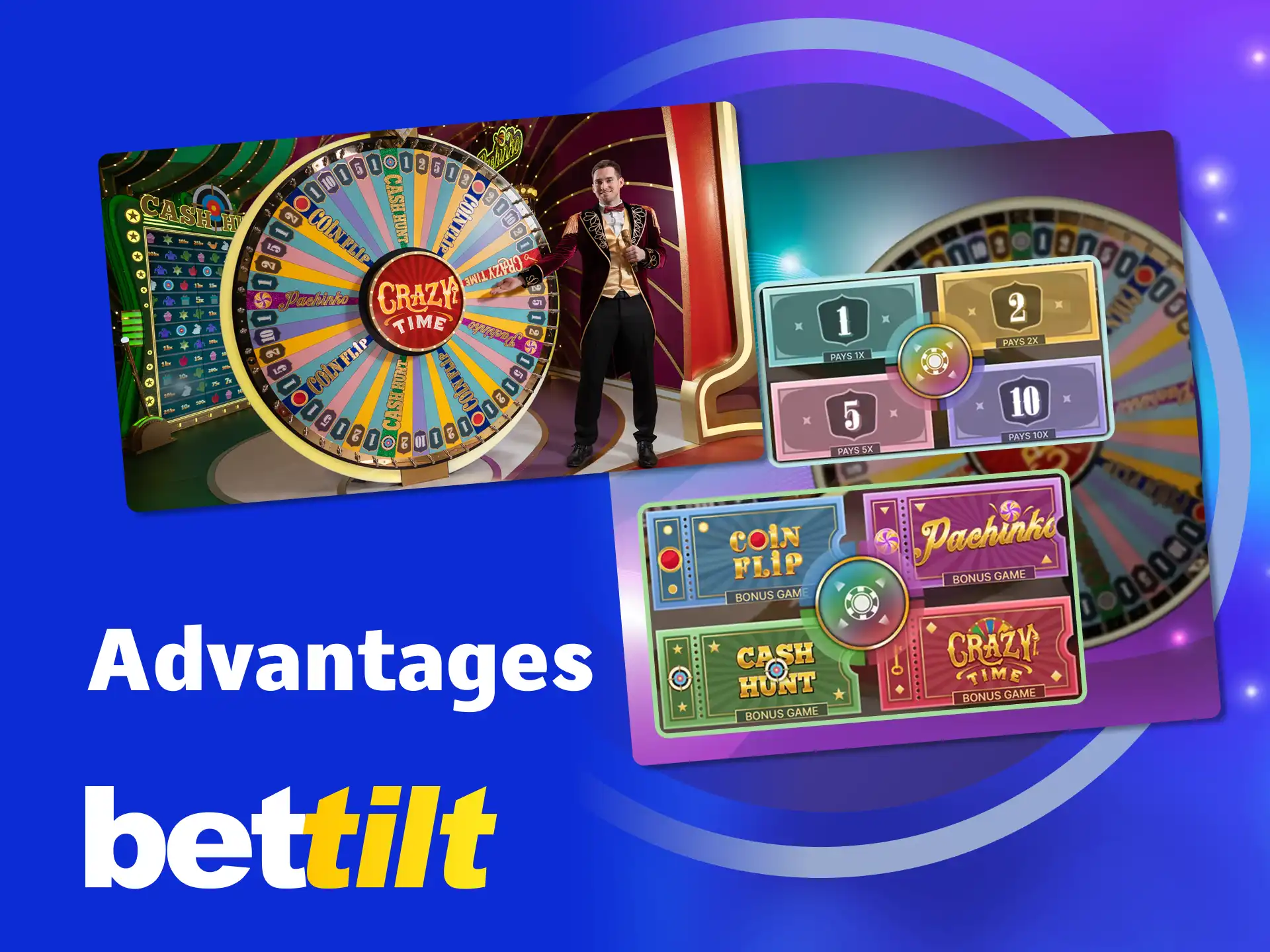 Play Crazy Time at Bettilt and enjoy real hosts and bonus rounds.