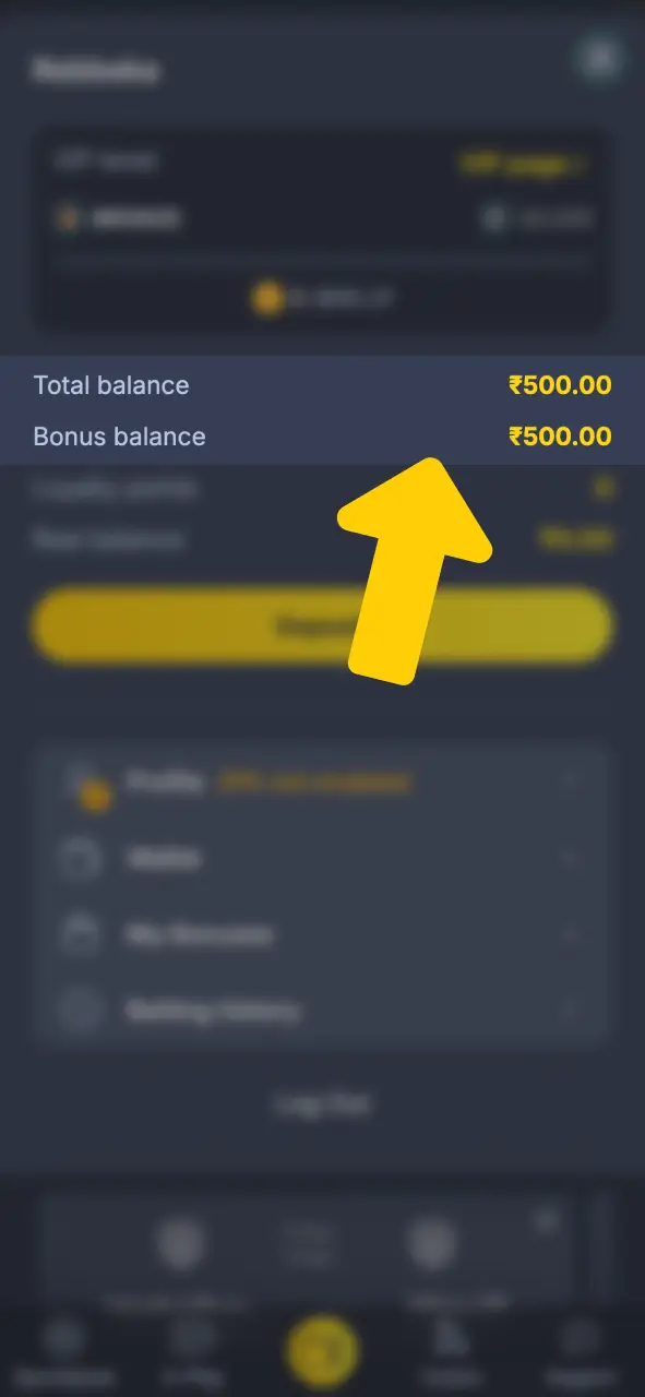 Get your Bettilt Casino welcome bonus after your first deposit.