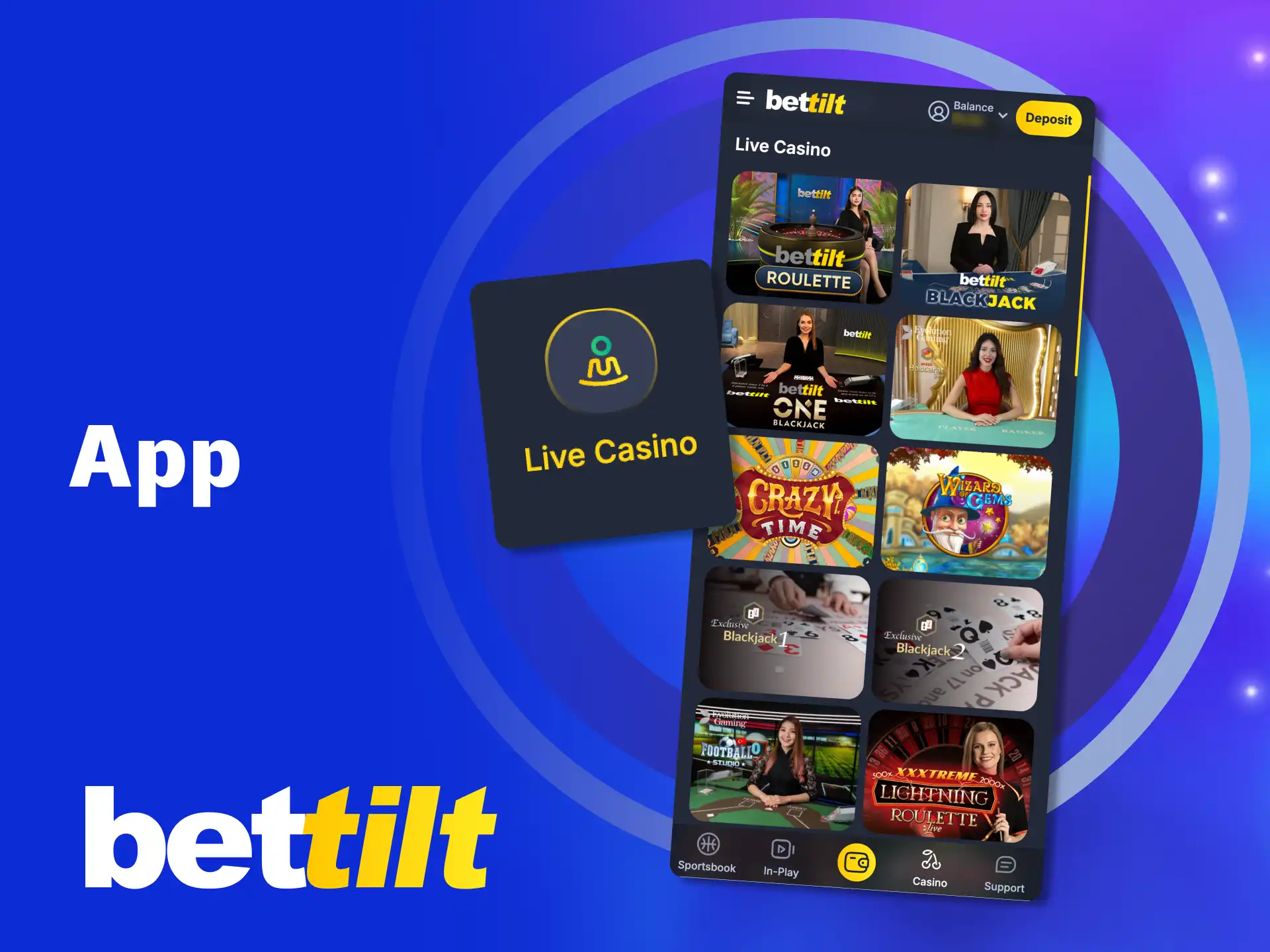 Enjoy live dealer games on the go with Bettilt Casino app on your mobile.