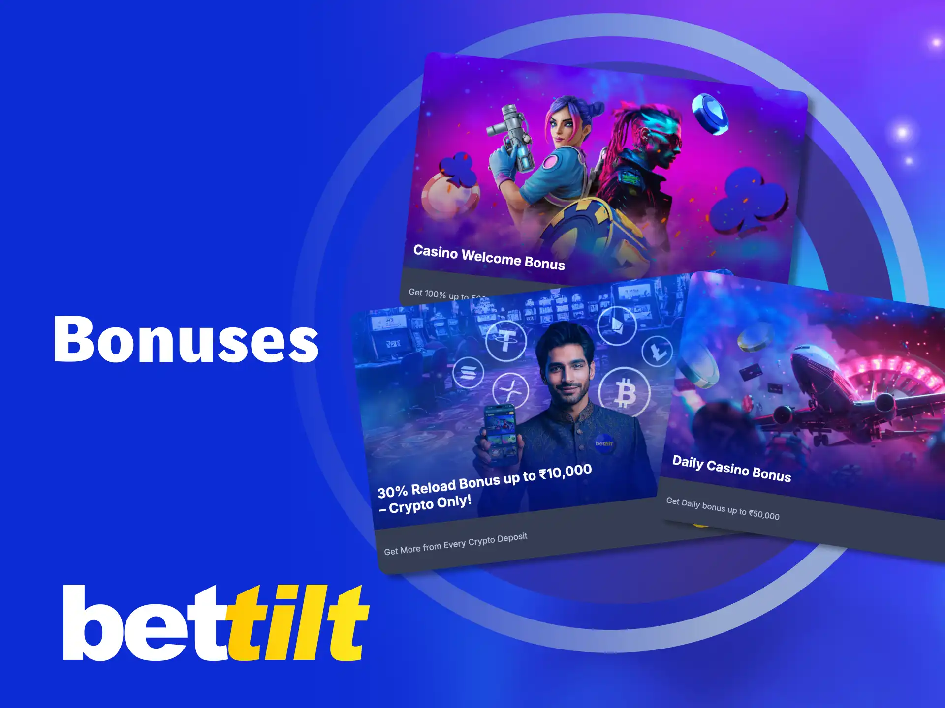 Claim Bettilt Casino welcome, reload, and daily bonuses for big wins in India.