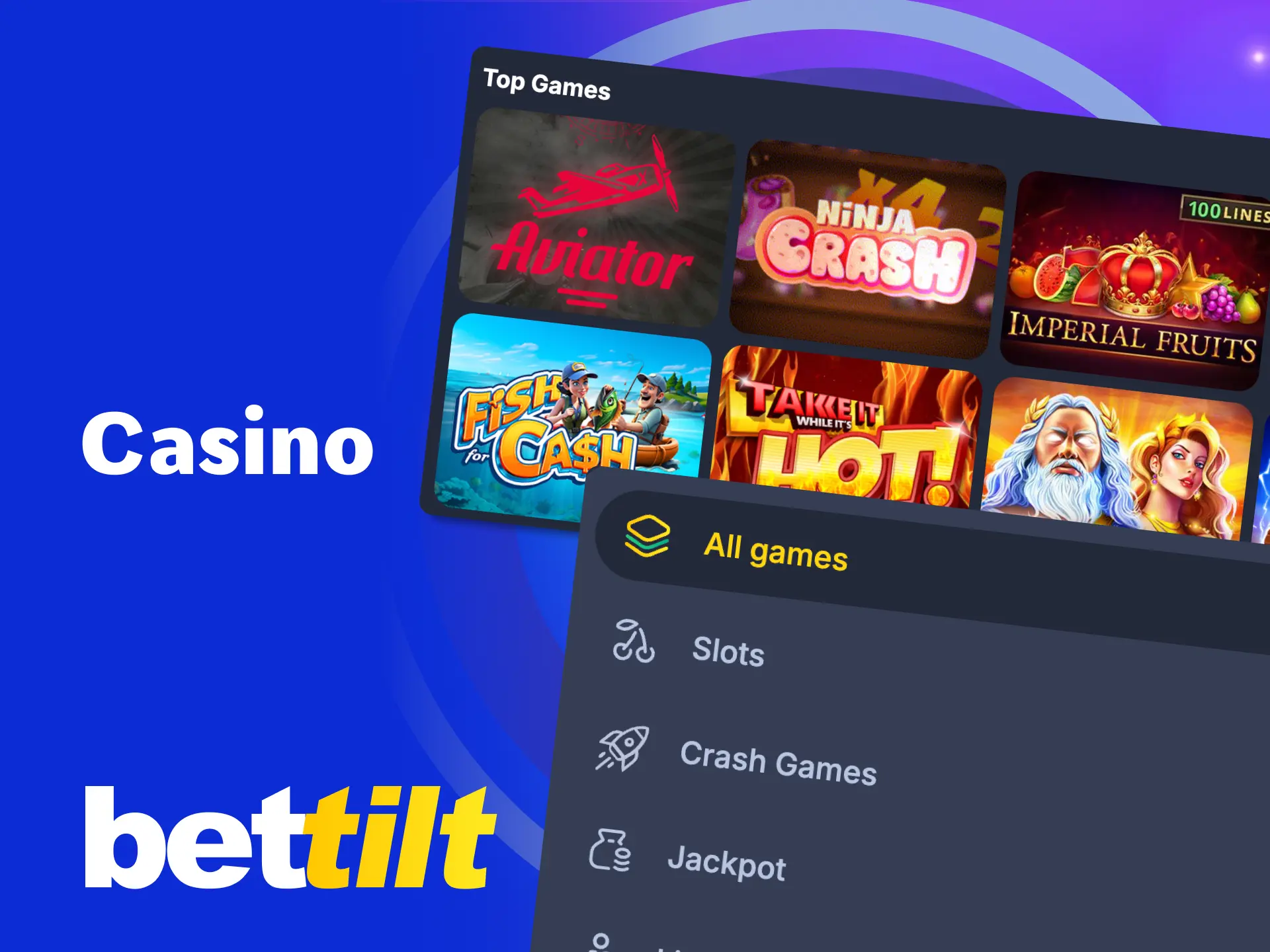 Enjoy slots, poker, blackjack and more at Bettilt Casino.