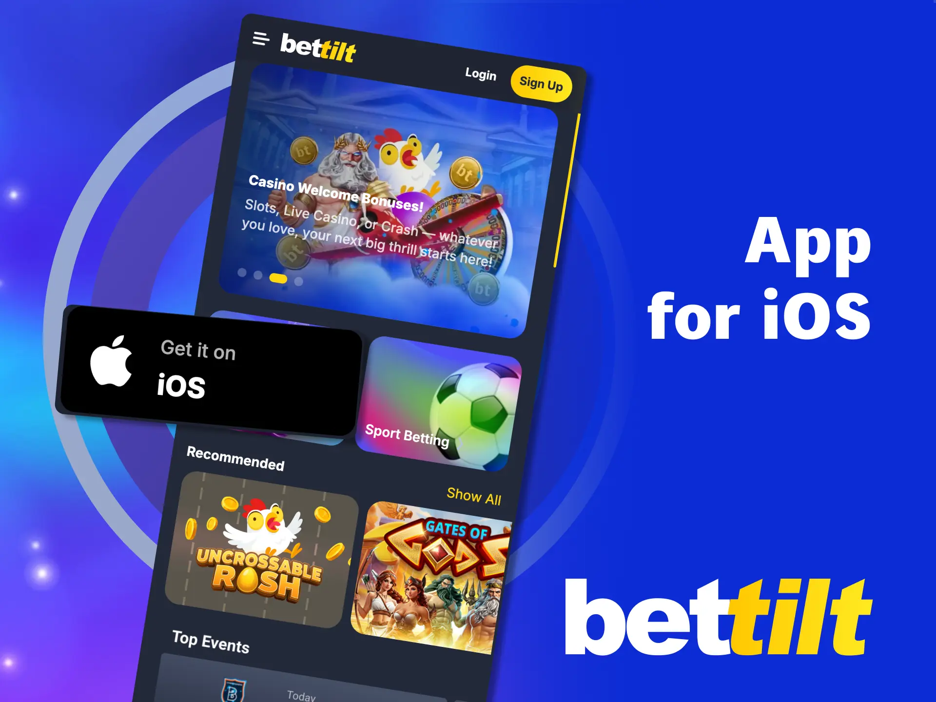 Get instant access by adding Bettilt to your iOS home screen.
