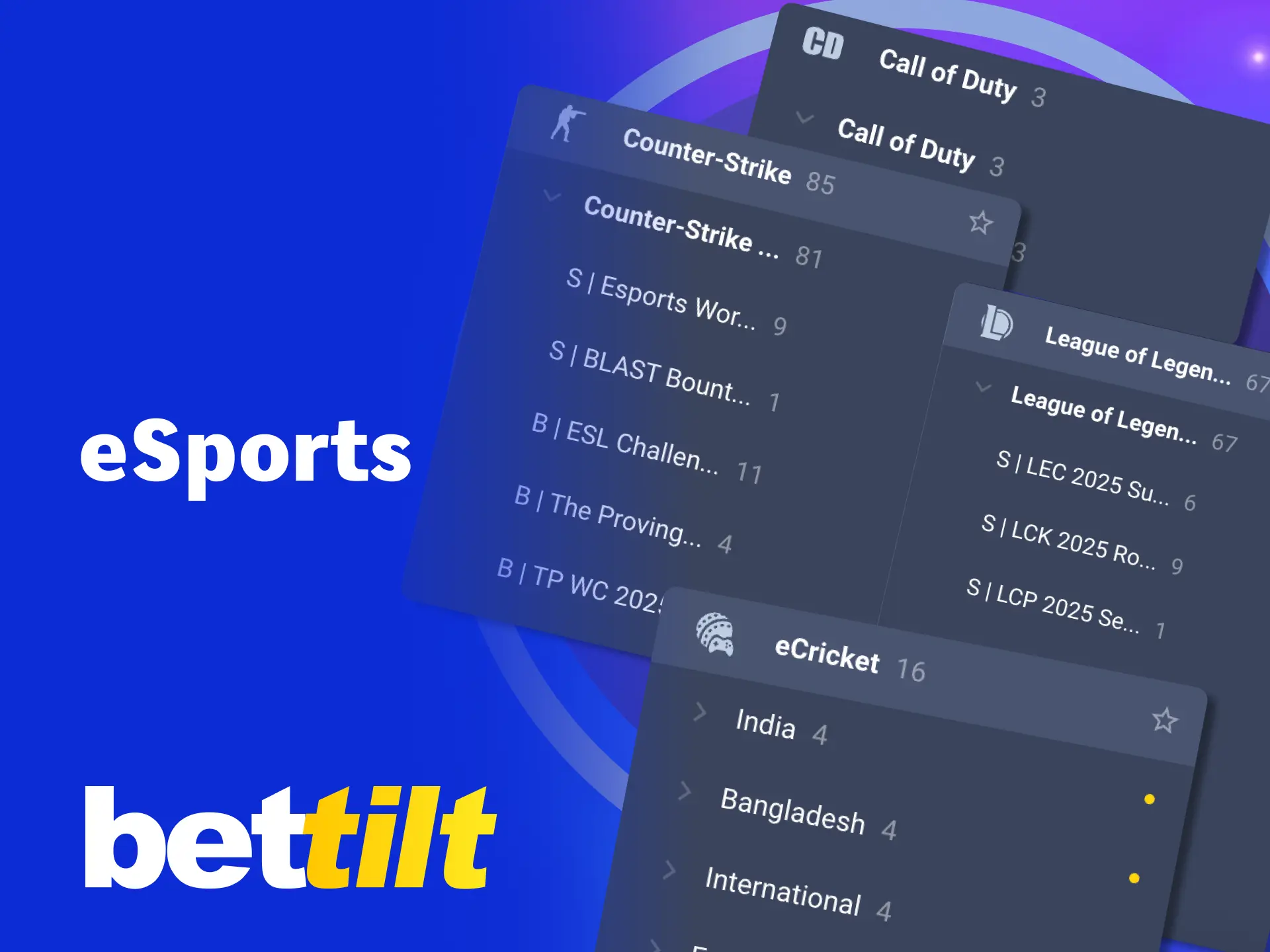 Experience the thrill of eSports betting with Bettilt.