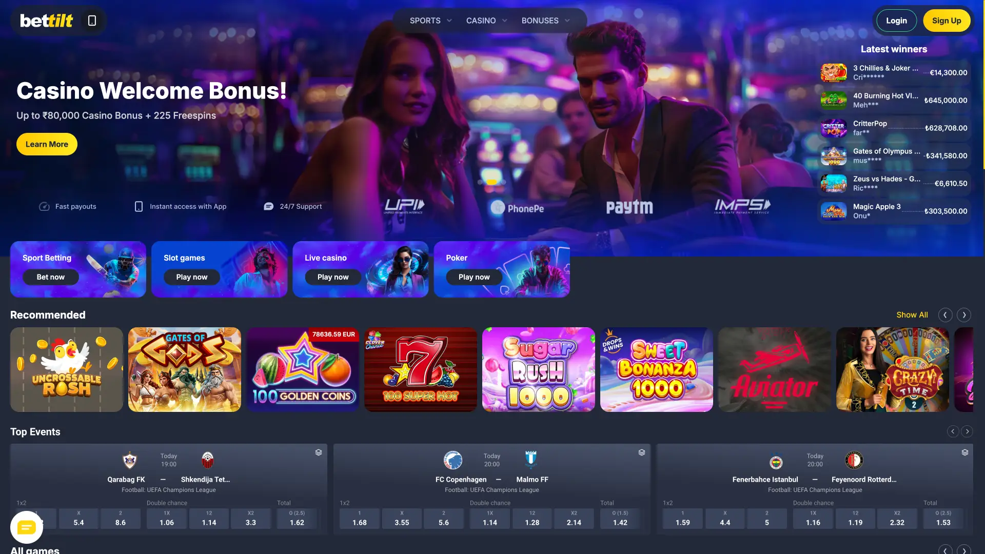 Join Bettilt India for safe betting, exciting games, and big bonuses.